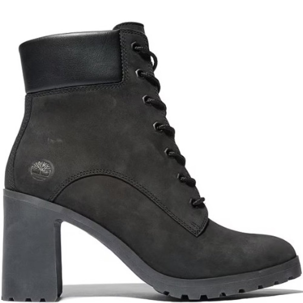 Timberland Allington Nubuck Leather Lace-Up Lug Sole Booties